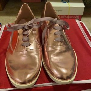 Christian Soriano Gold Collection Rose Gold Metallic Sneakers